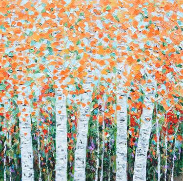 Print of Impressionism Tree Paintings by Ann Marie Coolick