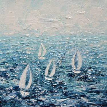 Print of Boat Paintings by Ann Marie Coolick