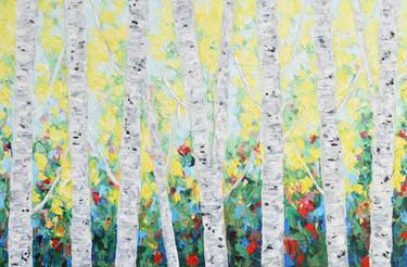 Print of Impressionism Tree Paintings by Ann Marie Coolick