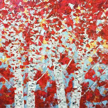 Print of Expressionism Tree Paintings by Ann Marie Coolick