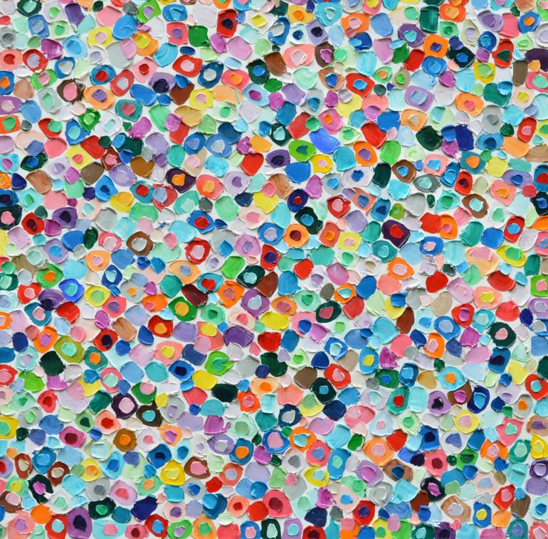 Original Abstract Expressionism Abstract Painting by Ann Marie Coolick