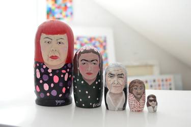 Original Pop Art Women Sculpture by Ann Marie Coolick