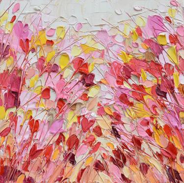 Original Abstract Floral Paintings by Ann Marie Coolick