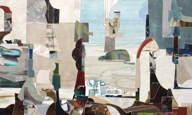 Original Abstract Landscape Collage by Jason Wright