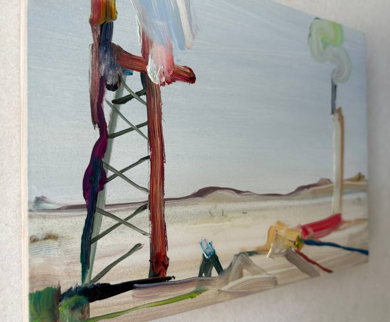 Original Abstract Beach Painting by Jason Wright
