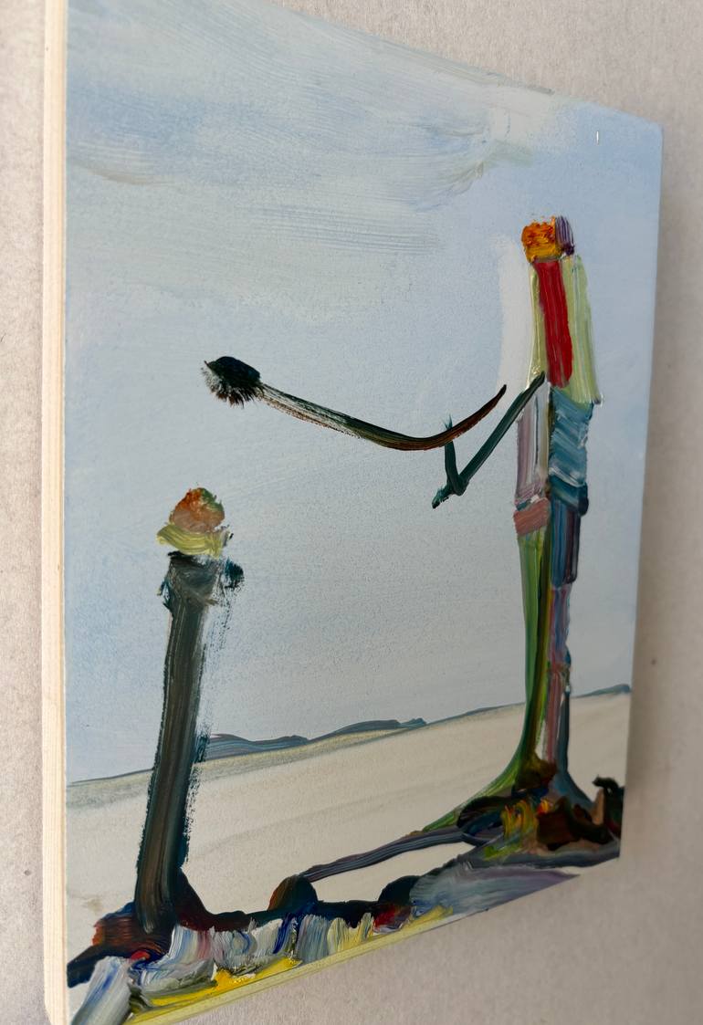 Original Abstract Garden Painting by Jason Wright