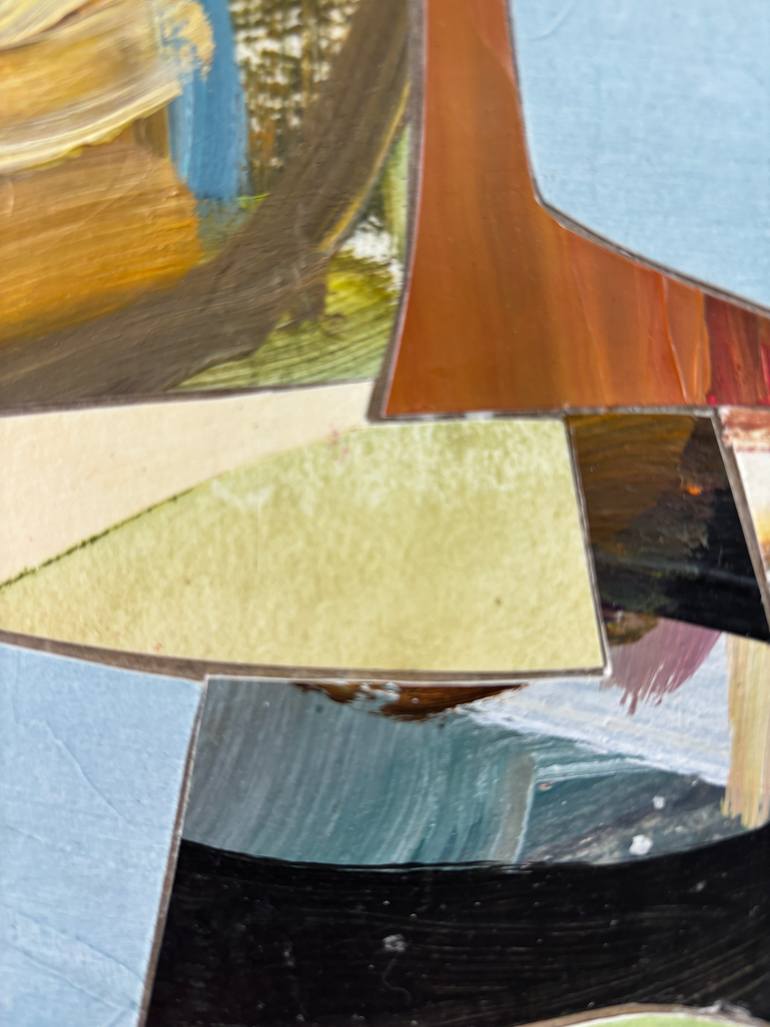 Original Abstract Boat Painting by Jason Wright