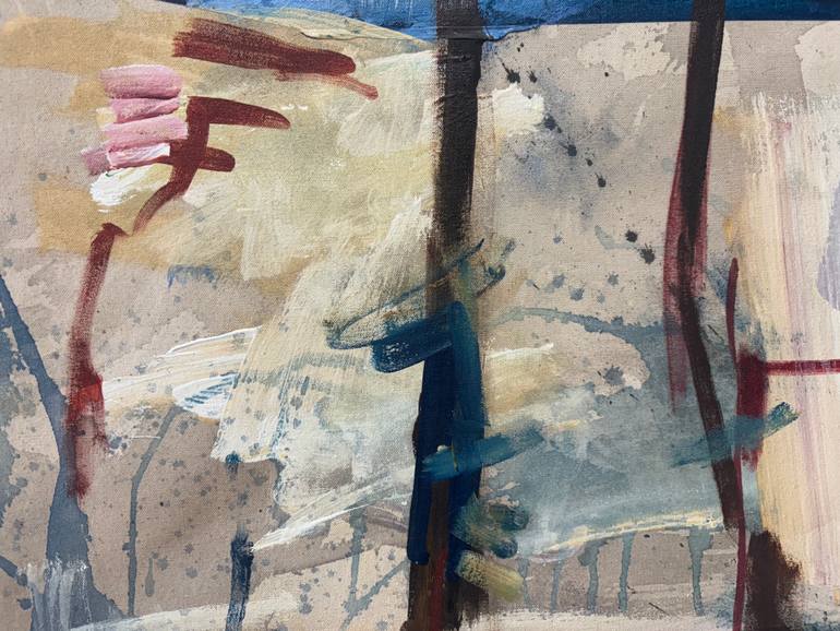 Original Abstract Beach Painting by Jason Wright