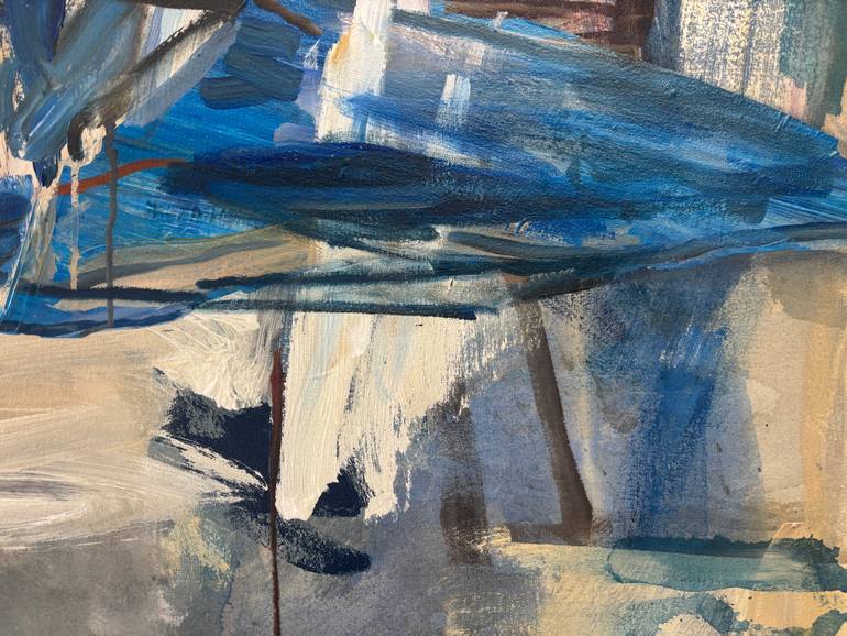 Original Abstract Beach Painting by Jason Wright