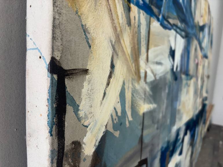 Original Abstract Beach Painting by Jason Wright