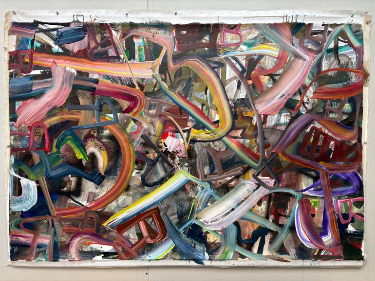 Original Abstract Expressionism Abstract Painting by Jason Wright