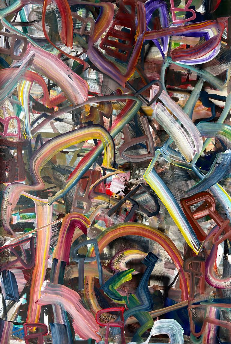 Original Abstract Expressionism Abstract Painting by Jason Wright