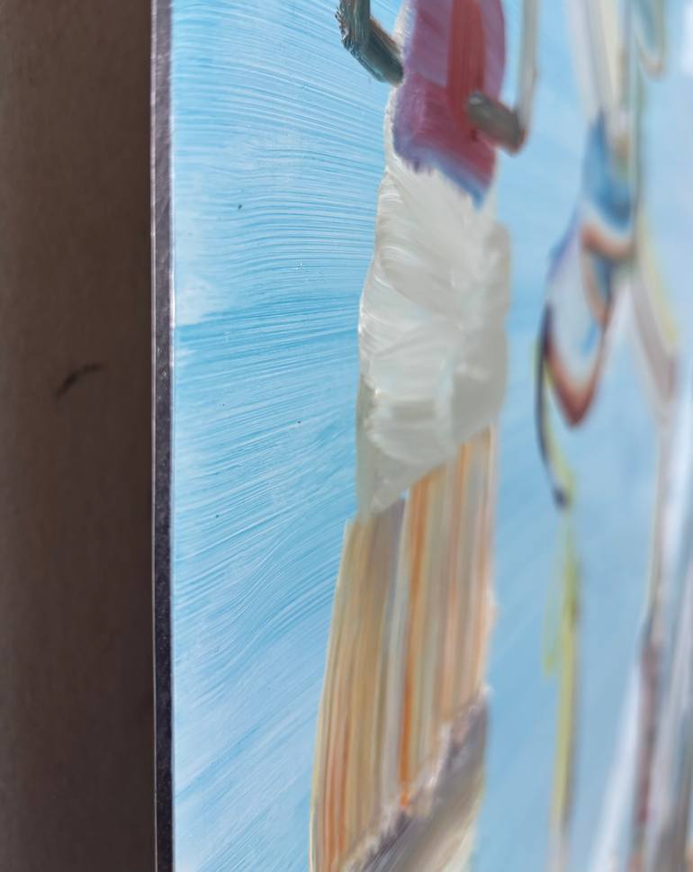Original Abstract Garden Painting by Jason Wright