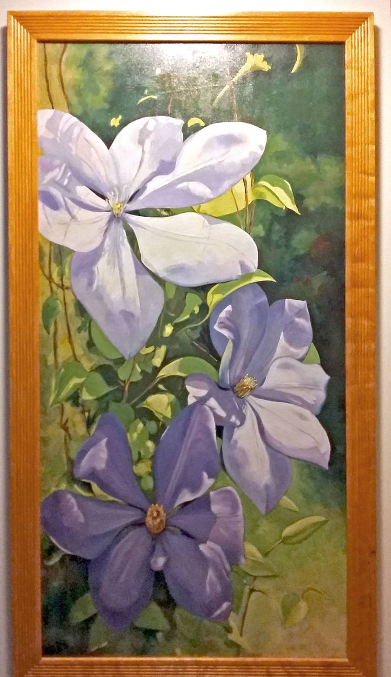 Original Floral Painting by Maria Morales