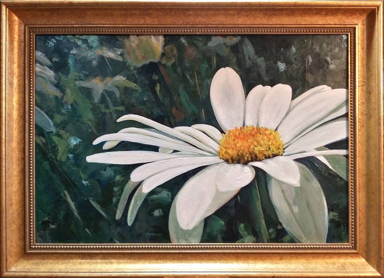 Original Realism Floral Painting by Maria Morales