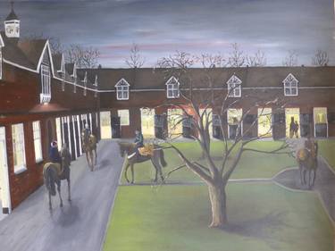 Original Realism Horse Painting by Philip Montoya