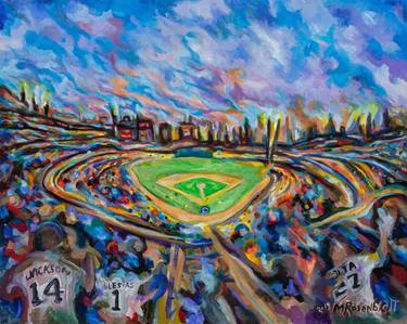 Print of Abstract Expressionism Sports Paintings by Michael Rosenblatt