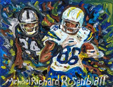 Print of Expressionism Sports Paintings by Michael Rosenblatt