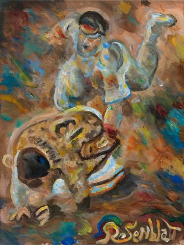 Print of Sports Paintings by Michael Rosenblatt