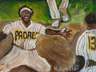 Print of Expressionism Sports Paintings by Michael Rosenblatt