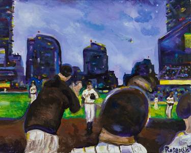 Print of Sports Paintings by Michael Rosenblatt