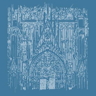 Original Figurative Architecture Paintings by Loic Thirion