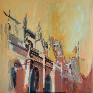Print of Expressionism Architecture Paintings by Loic Thirion
