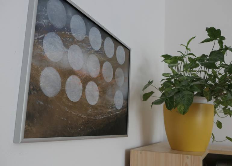 Original Algorithmic Abstract Painting by Olga Bothova