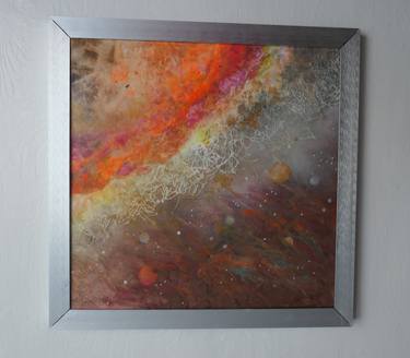 Original Abstract Expressionism Fantasy Painting by Olga Bothova