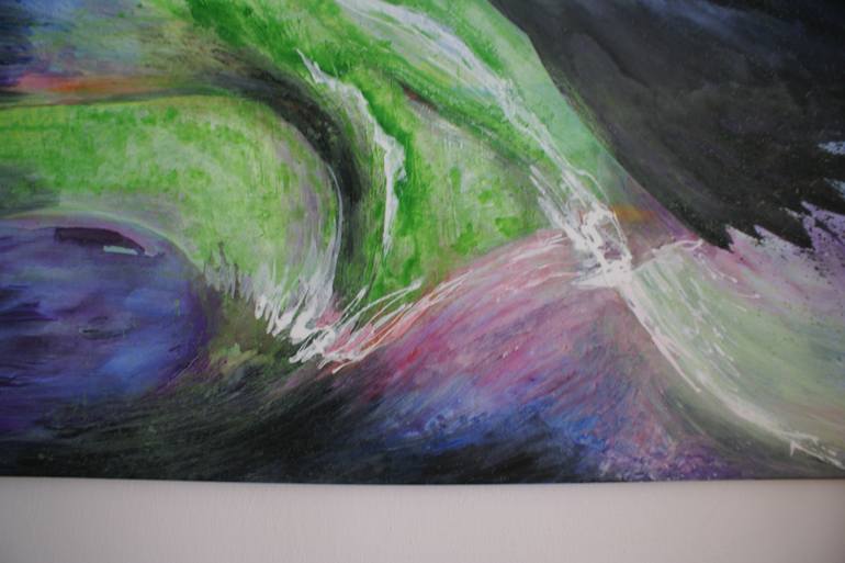 Original Abstract Expressionism Water Painting by Olga Bothova