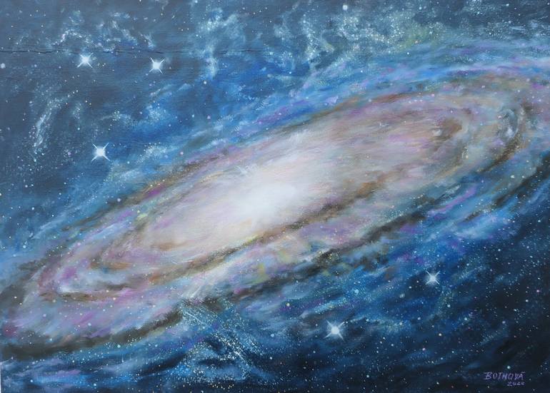 spiral galaxy art