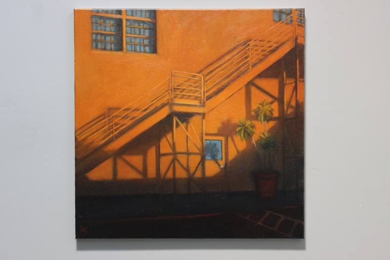 Original Impressionism Landscape Painting by Alex Selkowitz