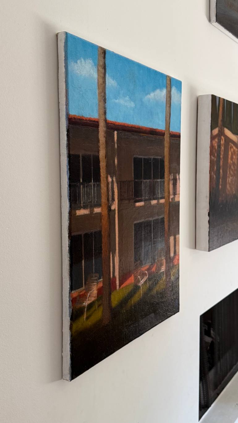 Original Impressionism Architecture Painting by Alex Selkowitz