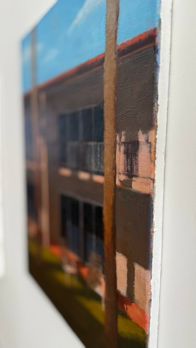 Original Impressionism Architecture Painting by Alex Selkowitz