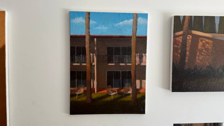 Original Impressionism Architecture Painting by Alex Selkowitz