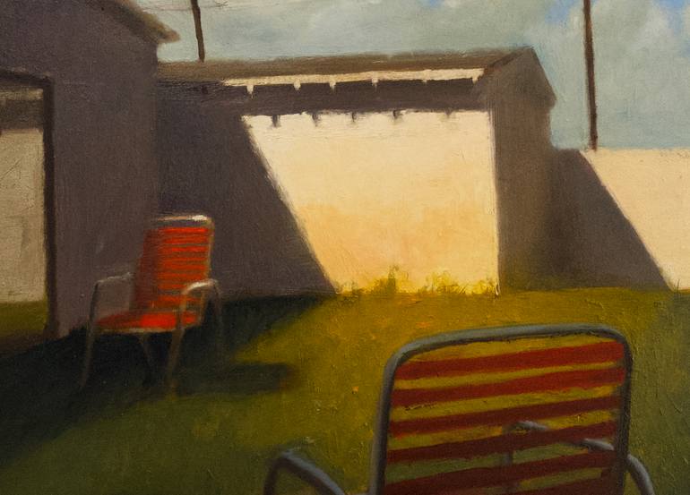 Original Expressionism Landscape Painting by Alex Selkowitz