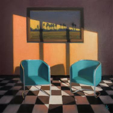 Print of Interiors Paintings by Alex Selkowitz