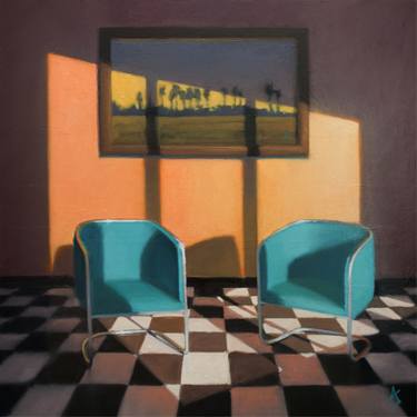 Print of Fine Art Interiors Paintings by Alex Selkowitz