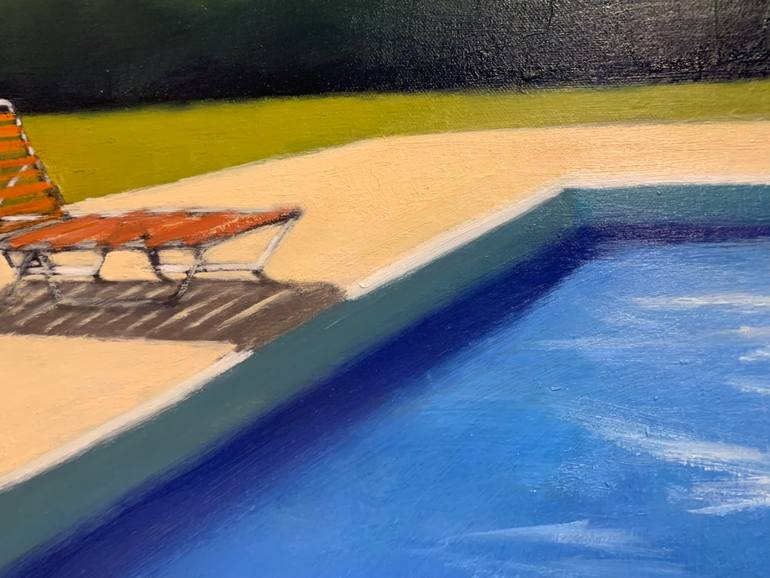 Original Impressionism Landscape Painting by Alex Selkowitz