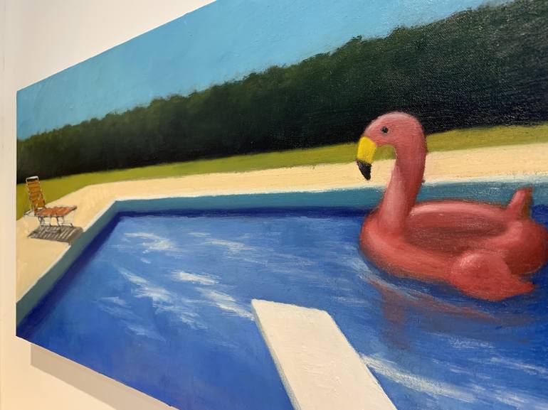 Original Impressionism Landscape Painting by Alex Selkowitz