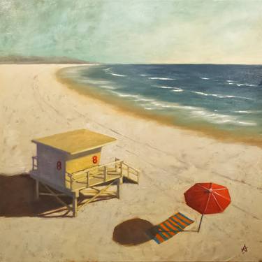 Print of Fine Art Beach Paintings by Alex Selkowitz