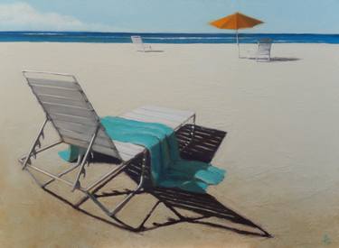 Print of Impressionism Beach Paintings by Alex Selkowitz
