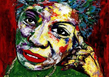 Original Expressionism Celebrity Paintings by CARMEN LUNA