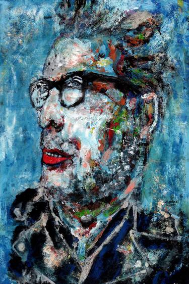 Original Abstract Expressionism Celebrity Paintings by CARMEN LUNA