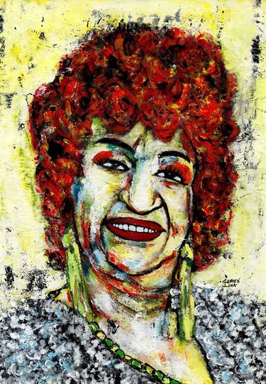 Original Expressionism Pop Culture/Celebrity Paintings by CARMEN LUNA