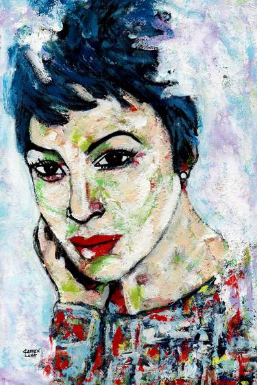 Original Portraiture Pop Culture/Celebrity Paintings by CARMEN LUNA