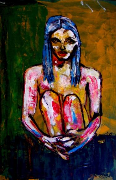 Original Expressionism Nude Paintings by CARMEN LUNA