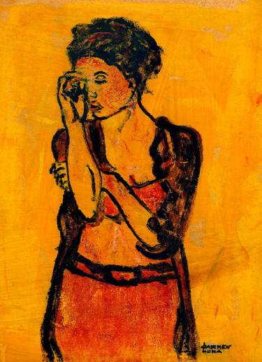 Original Expressionism Women Paintings by CARMEN LUNA