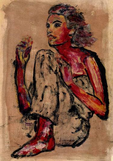 Original Expressionism Women Paintings by CARMEN LUNA