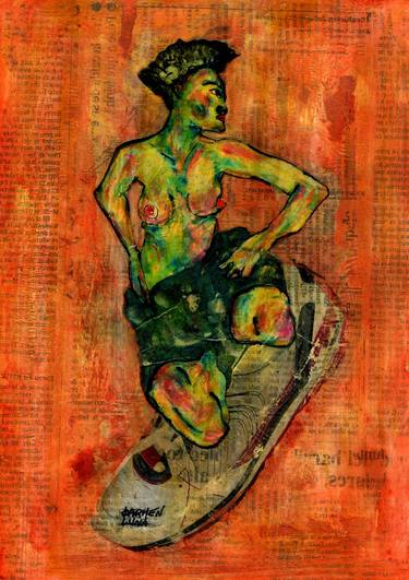 Original Expressionism Nude Paintings by CARMEN LUNA